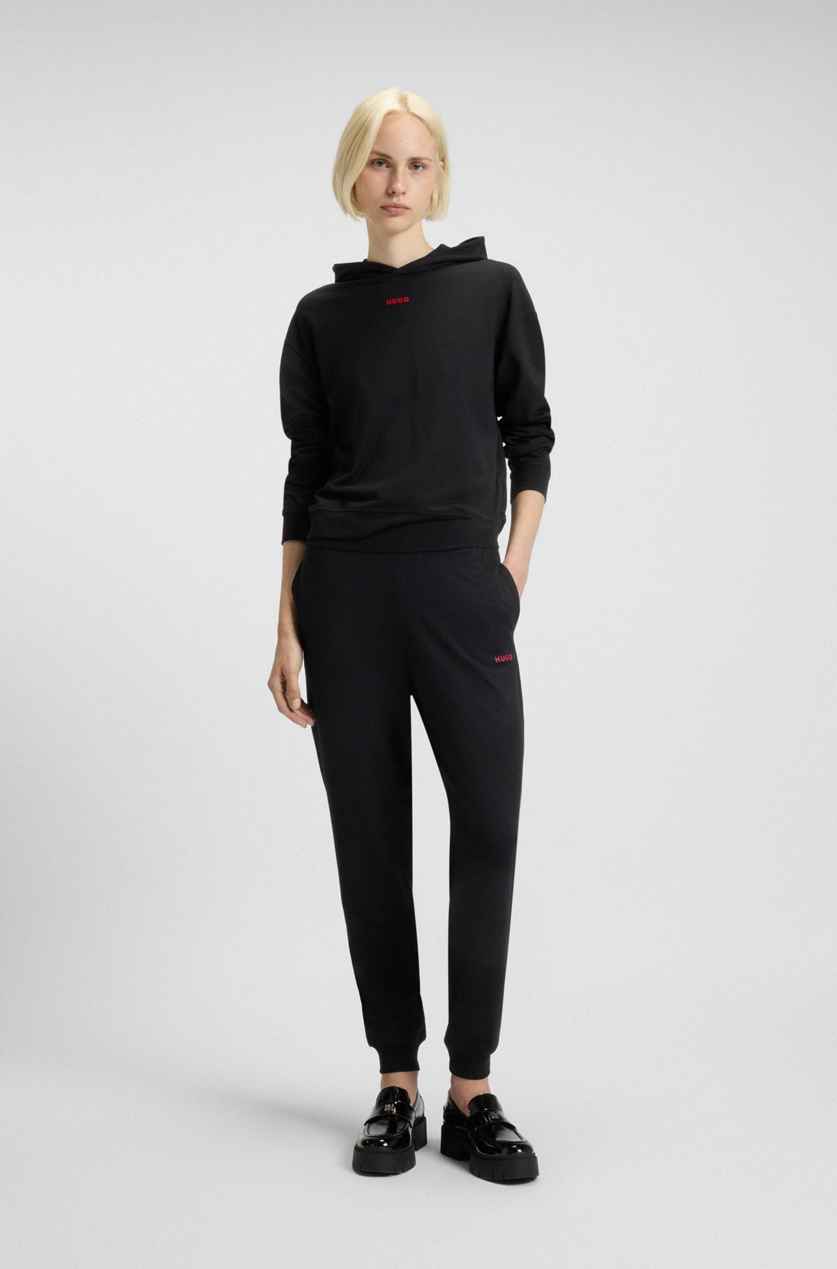 RELAXED-FIT TRACKSUIT BOTTOMS WITH PRINTED LOGO - 3