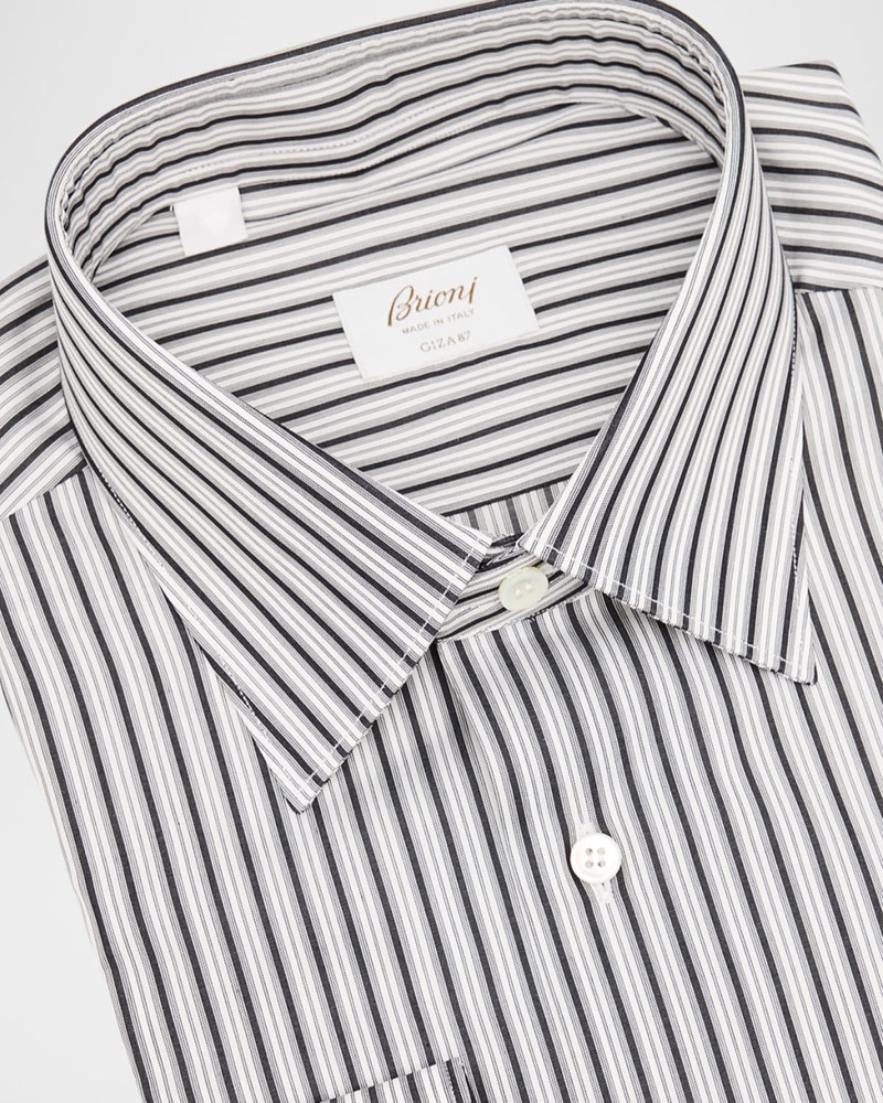 Brioni Men's Striped Sport Shirt outlook