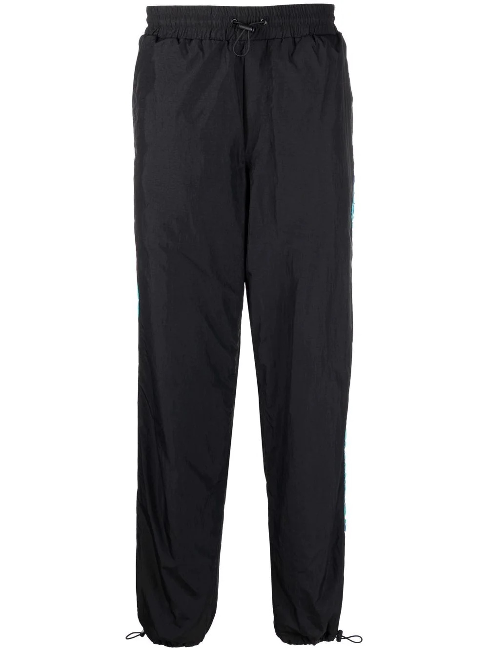 logo-tape drawstring track pants - 2