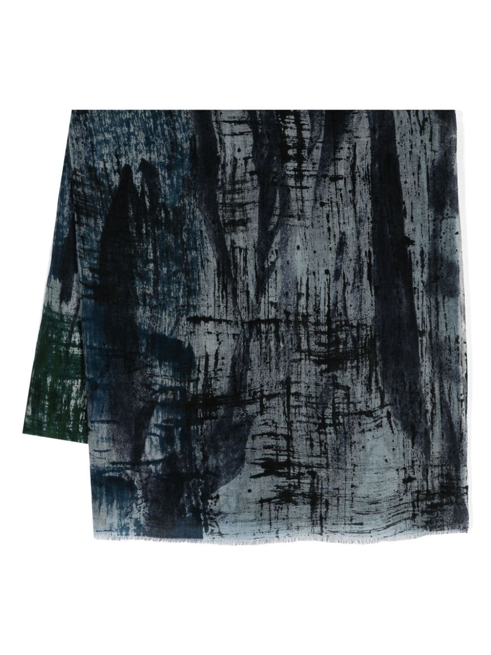 graphic-print scarf - 1