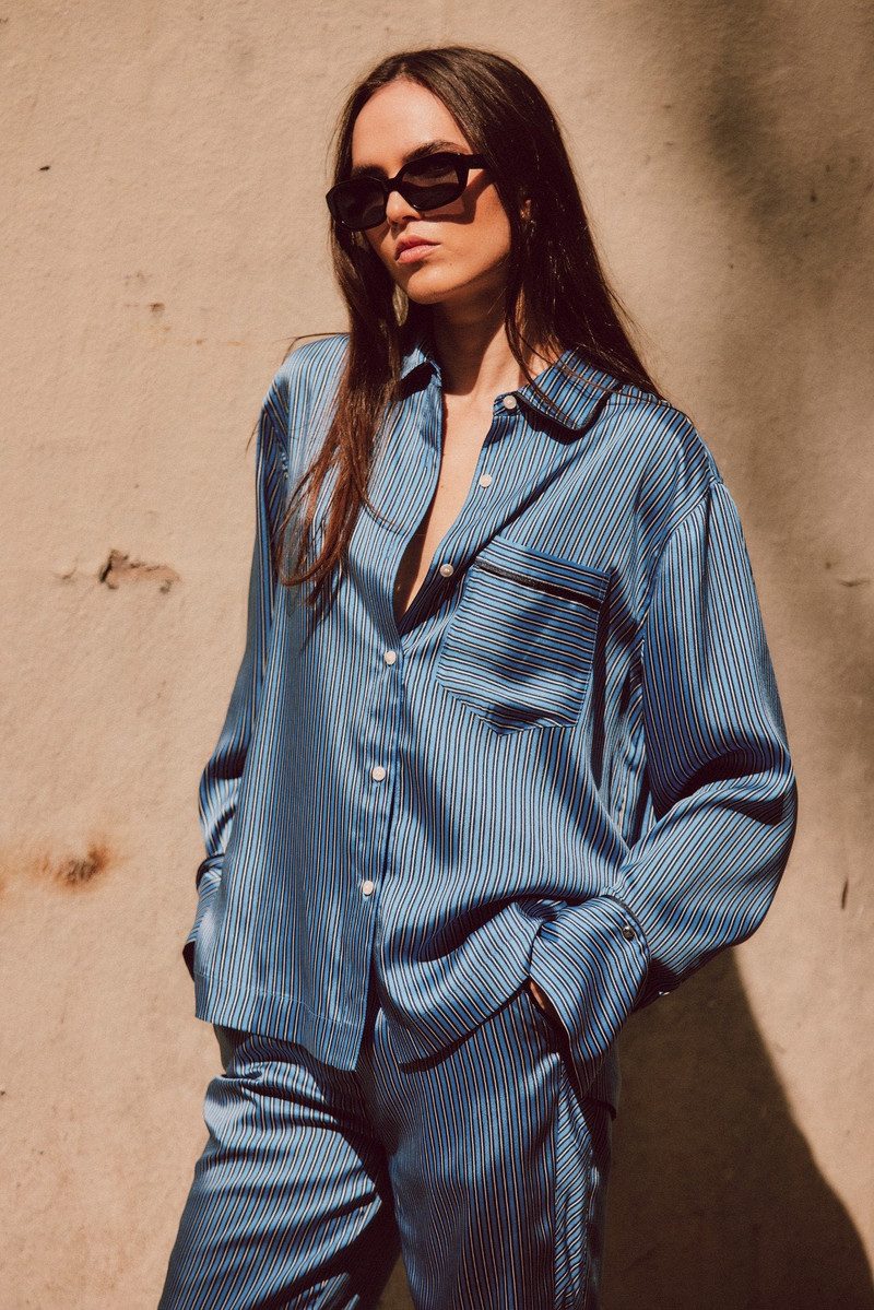 LORINA SHIRT WITH PIPING 2