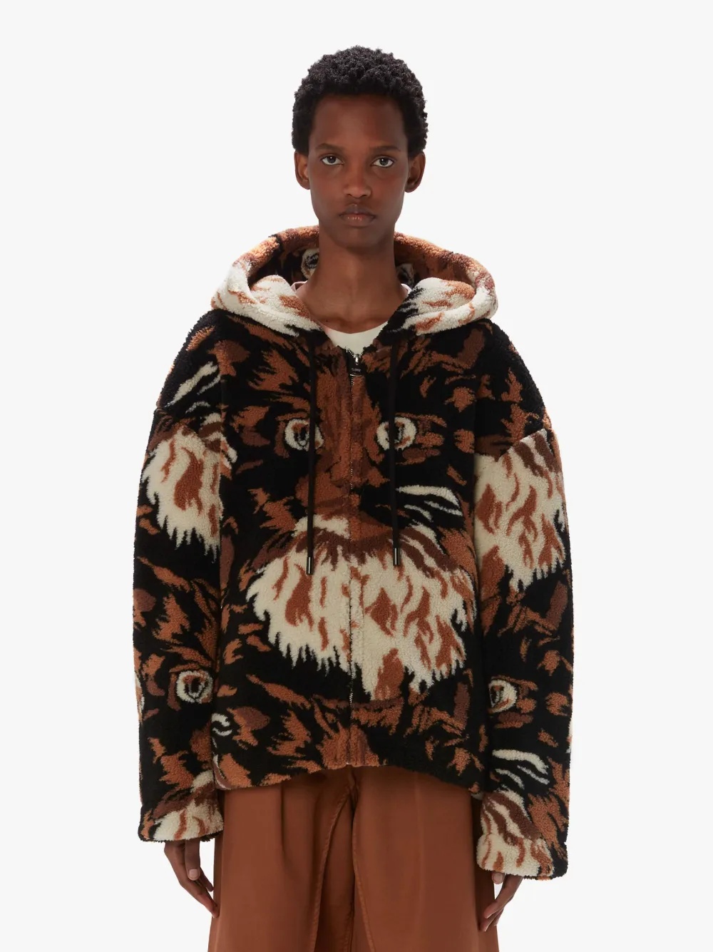 FLEECE HOODED JACKET - 2
