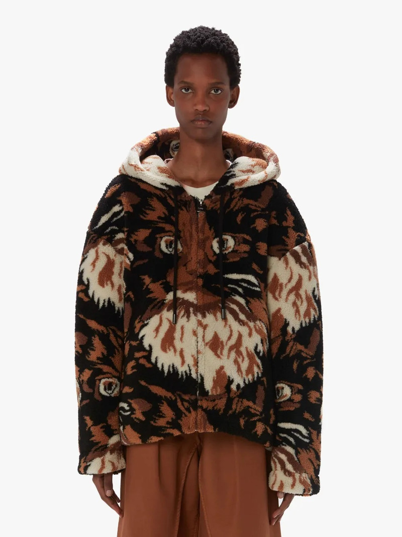JW Anderson FLEECE HOODED JACKET outlook