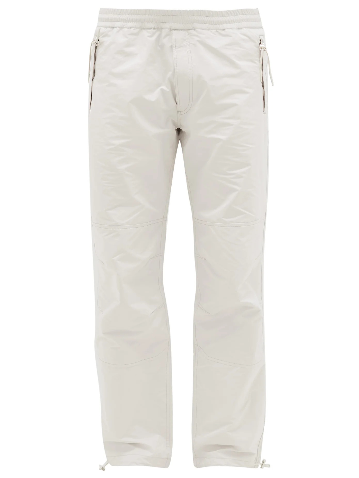 Drawstring-cuff track pants - 1