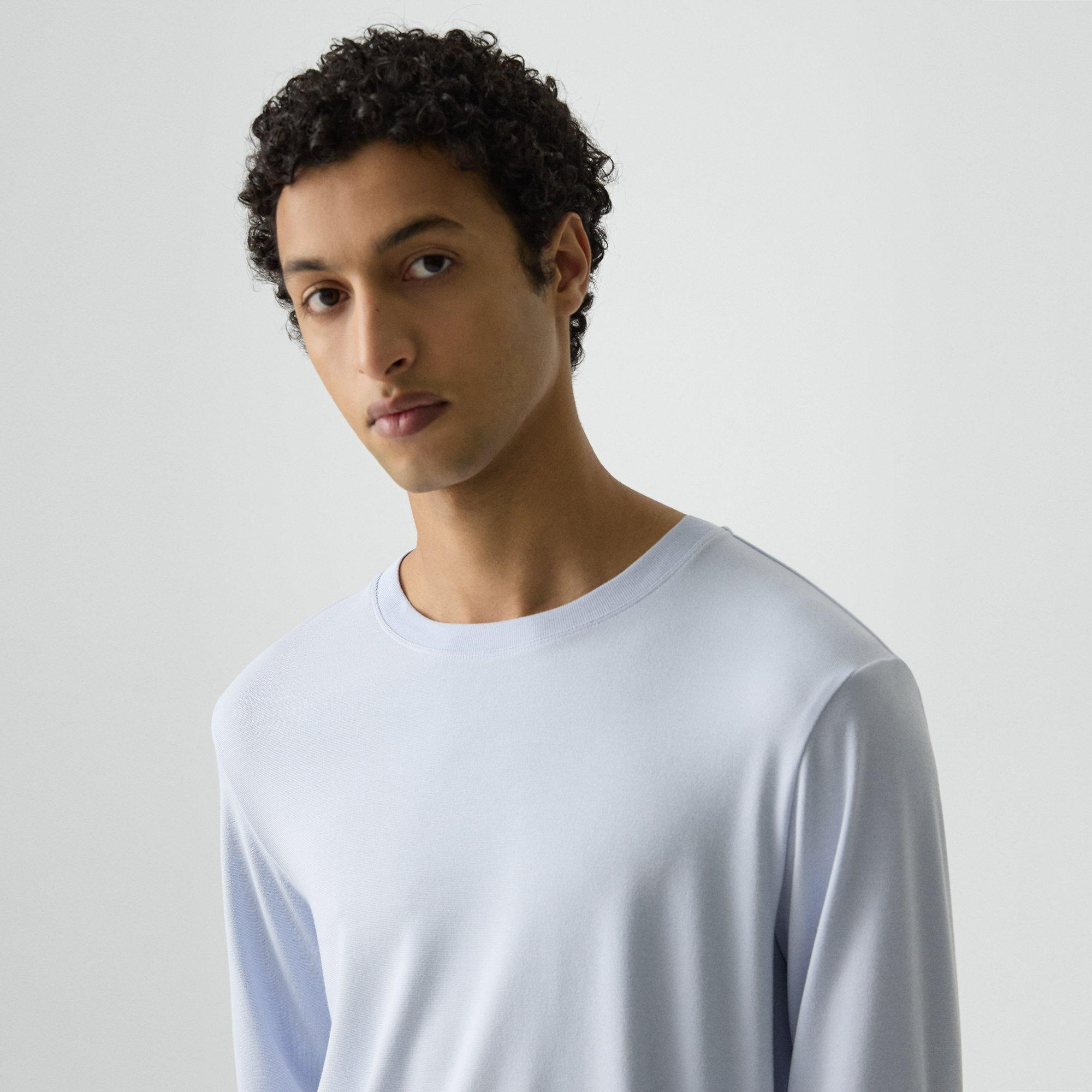 Essential Long-Sleeve Tee in Anemone Modal Jersey - 5