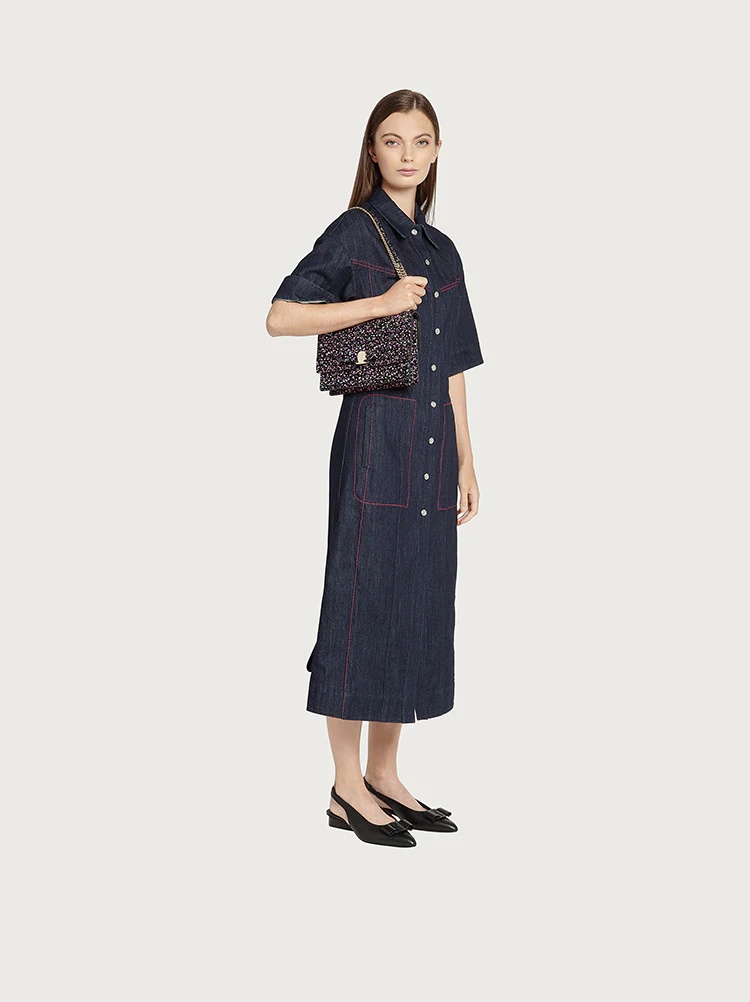 VARA BOW CROSS BODY BAG (M) - 6