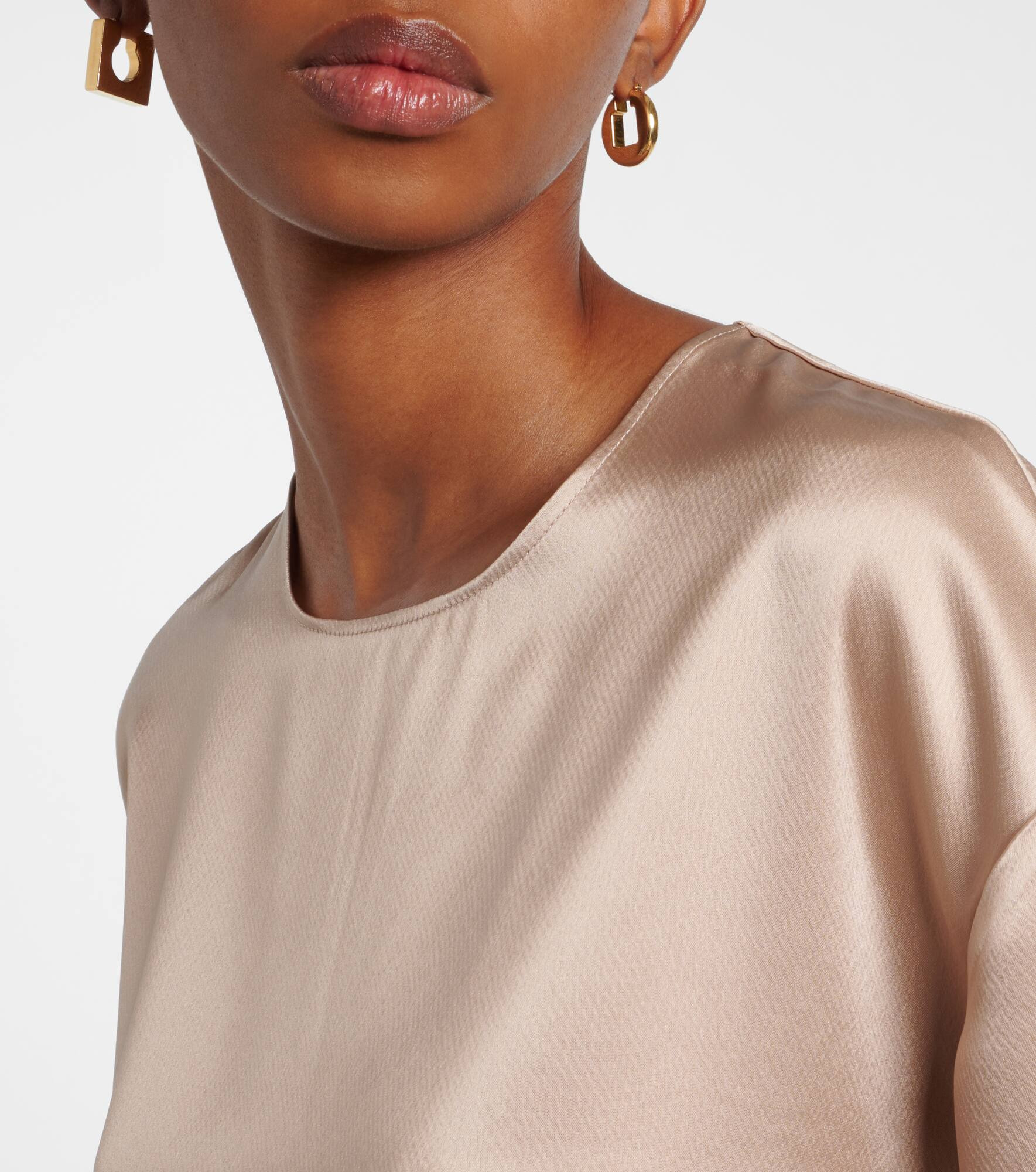 Barb satin T-shirt - 4