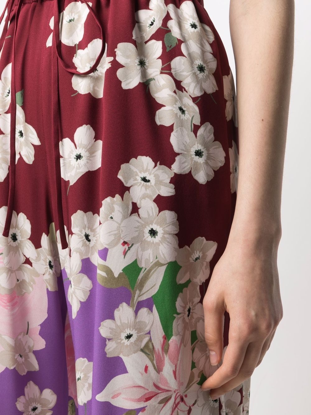 floral-print trousers - 5