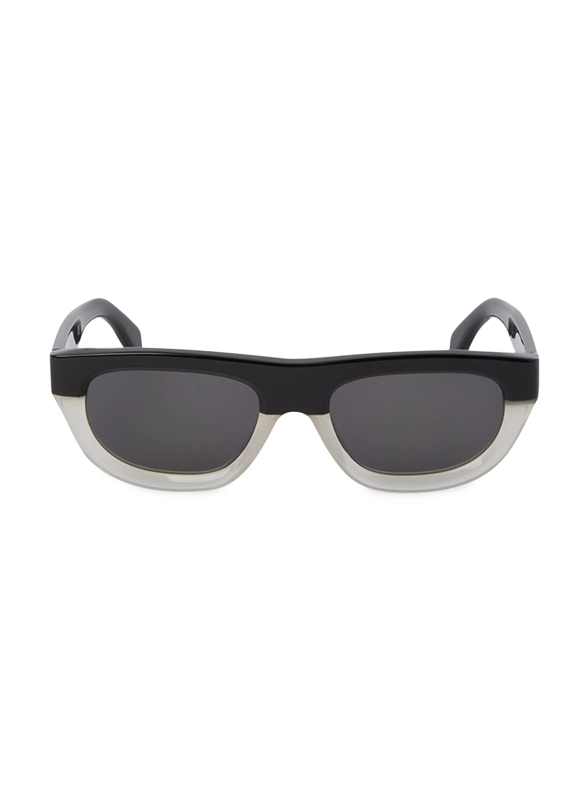 Women's Imperial 53MM Oval Two-Tone Sunglasses - Black - 1