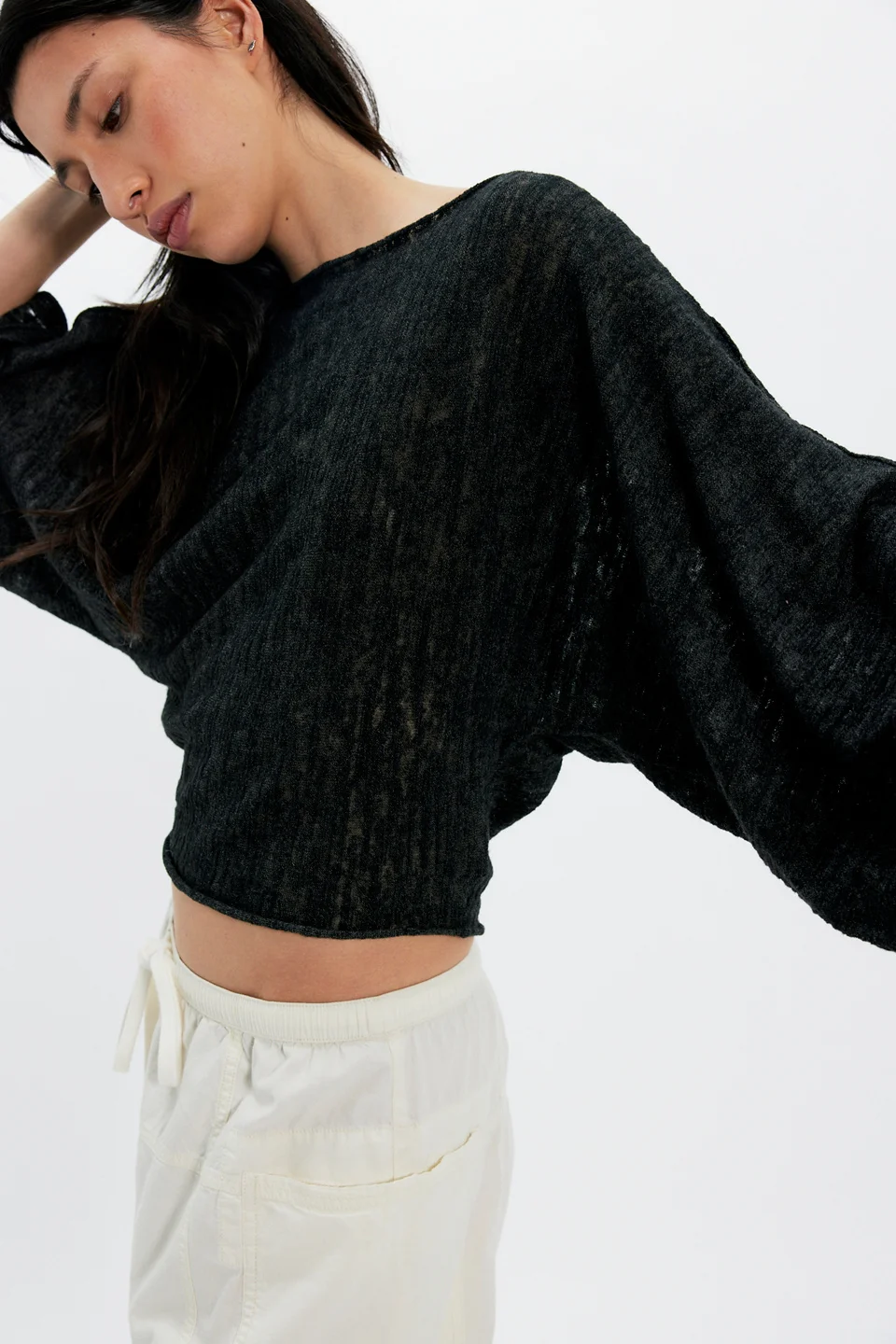 Amber Breeze Off-The-Shoulder Sweater - 1