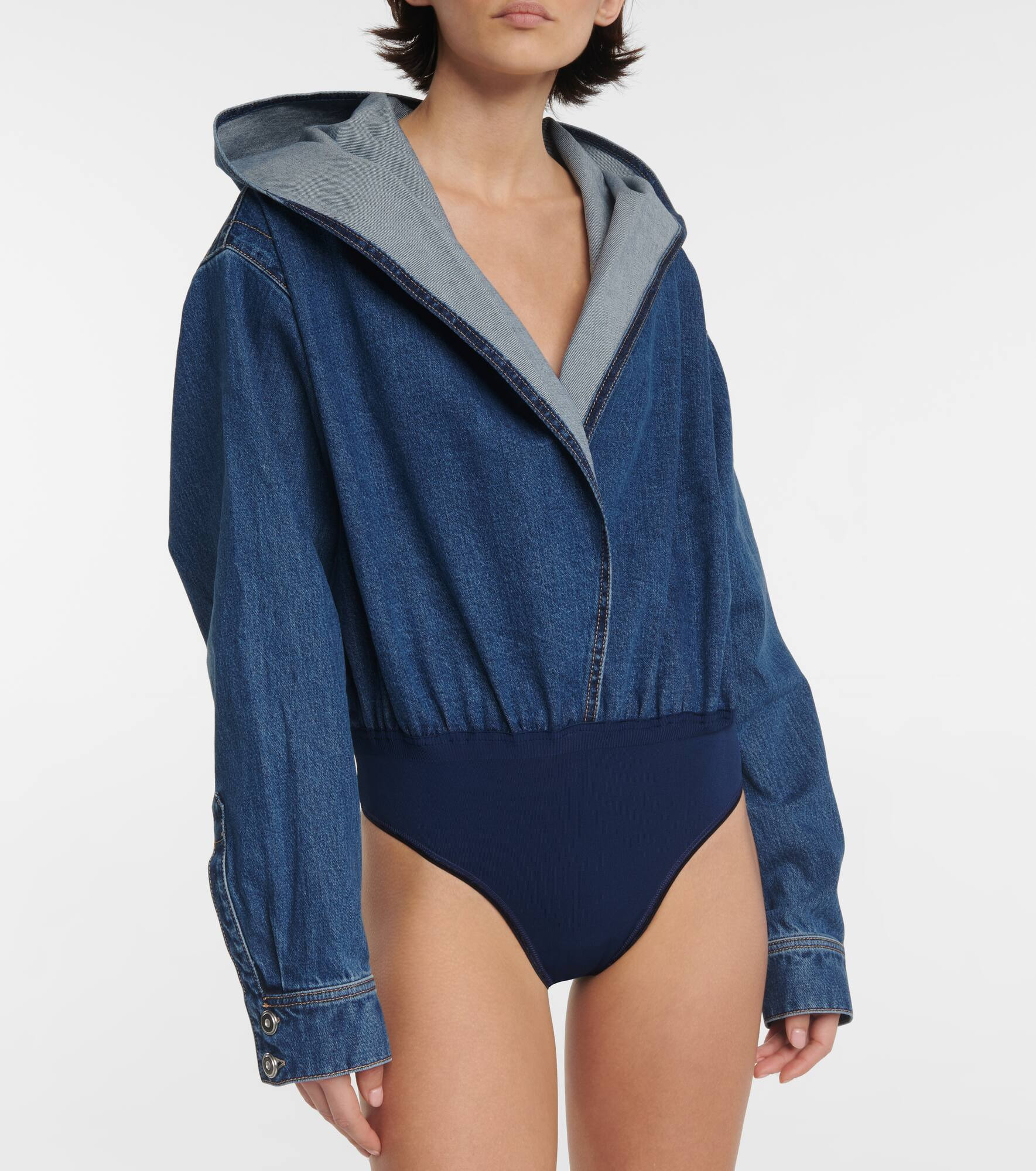 Denim bodysuit - 4