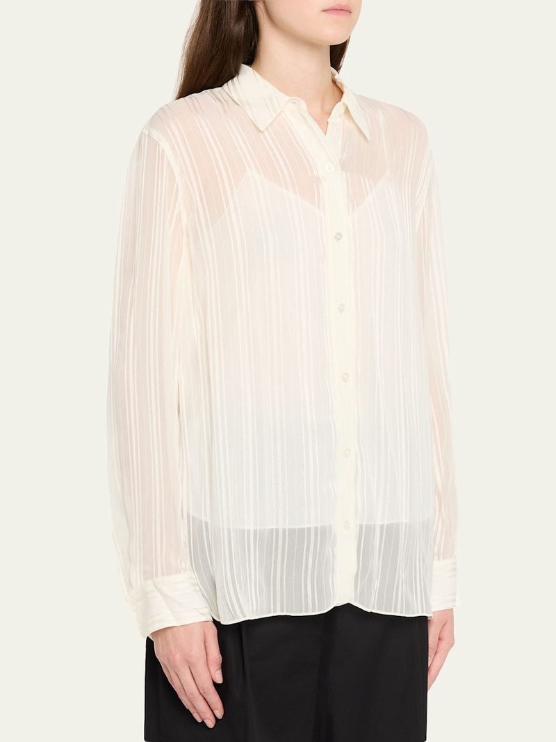 Classic Button-Front Shirt 4