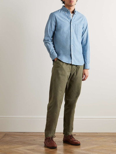 BEAMS PLUS Button-Down Collar Cotton-Chambray Shirt outlook