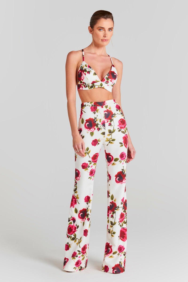 Portia White Floral Bra Top 5
