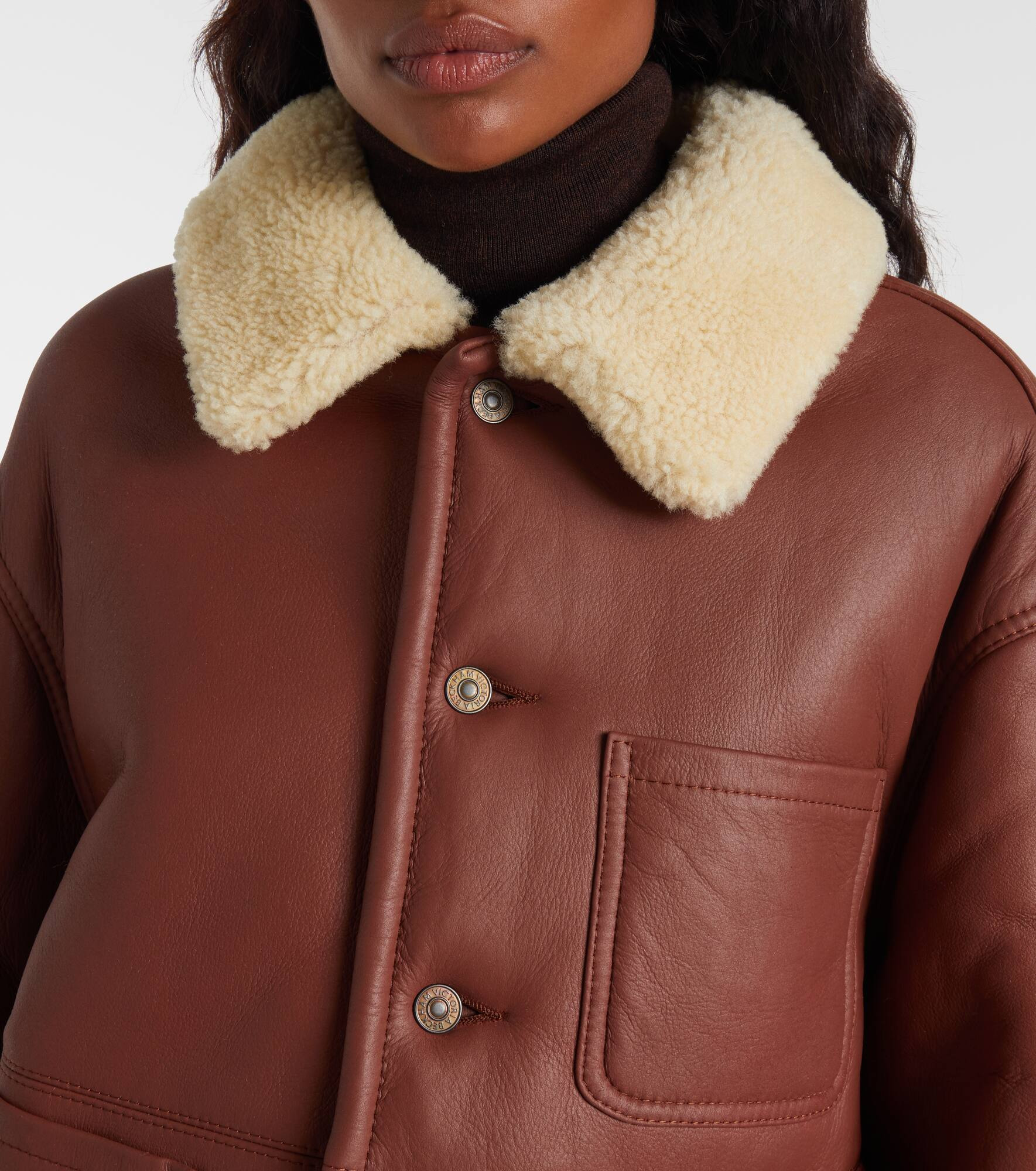 Shearling jacket - 4