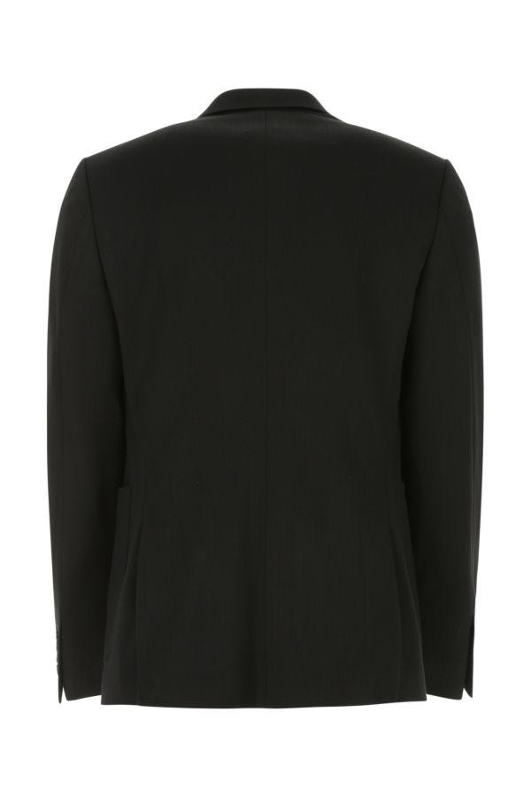 DOLCE & GABBANA MAN Black Stretch Viscose Blend Blazer - 2