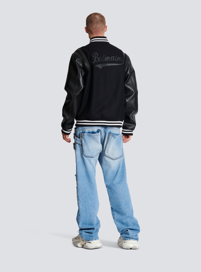 Wool and leather teddy 4