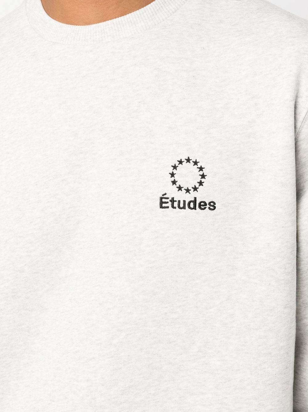 embroidered-logo sweatshirt - 5