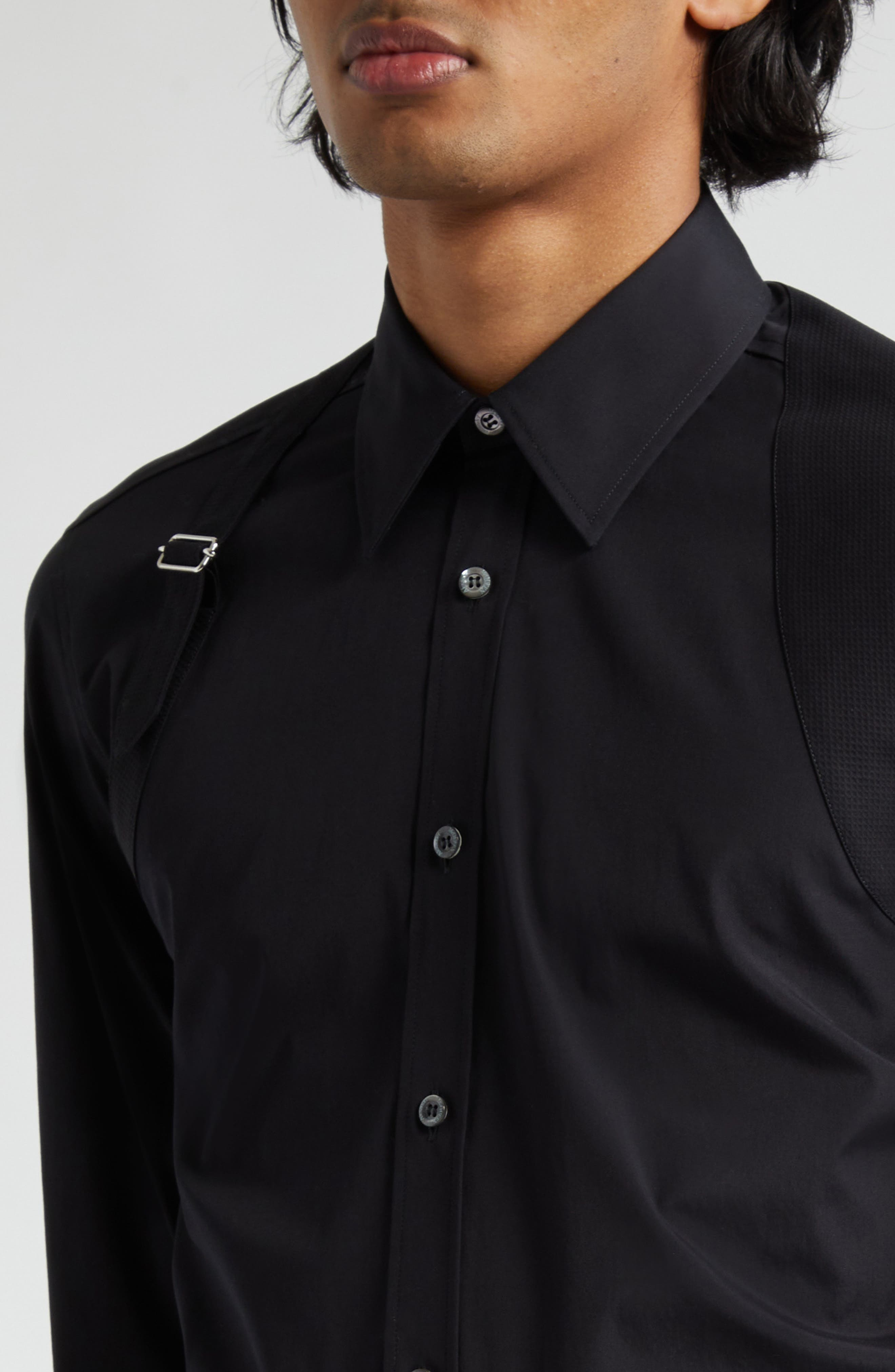 Harness Stretch Poplin Men's Button-Up Shirt - 5