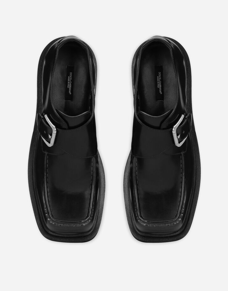 Calfskin monkstrap shoes - 4