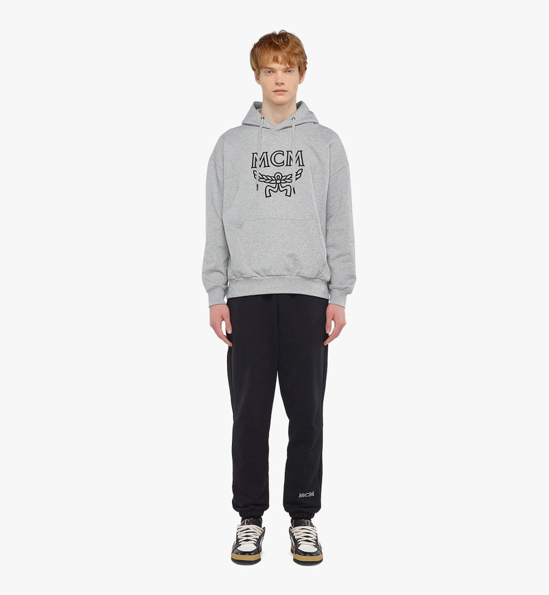 MCM Men’s Classic Logo Hoodie in Organic Cotton outlook