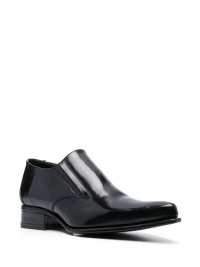 VETEMENTS 40mm pointed leather loafers outlook