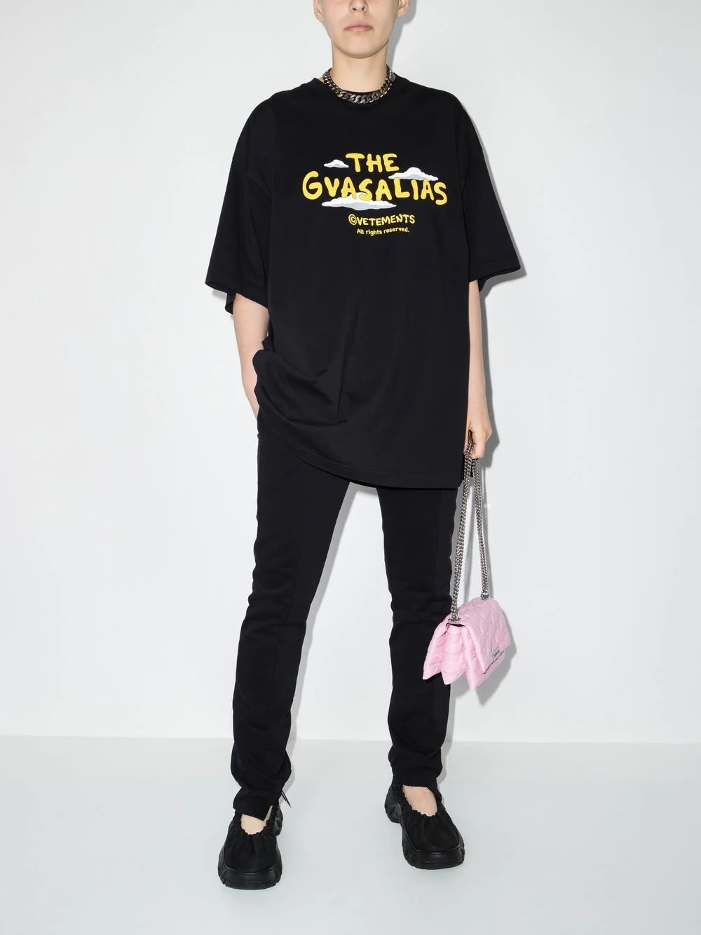 split-cuff track pants - 4