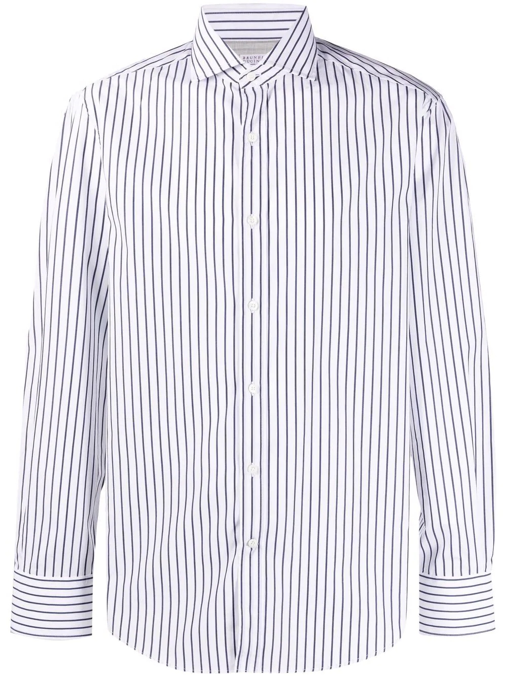 striped cotton shirt - 1