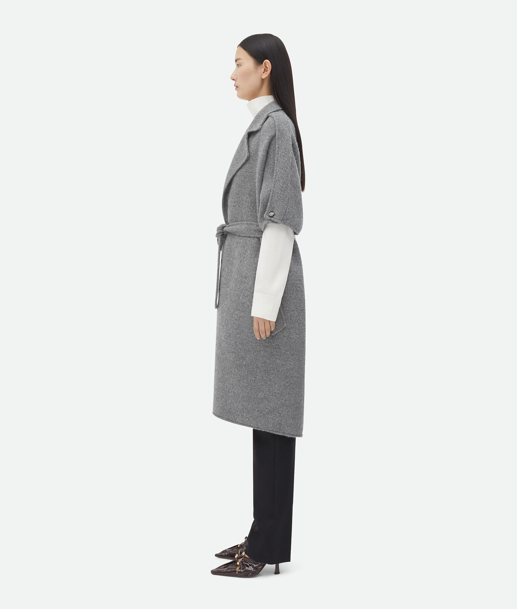 Wool And Cashmere Sleeveless Coat - 2