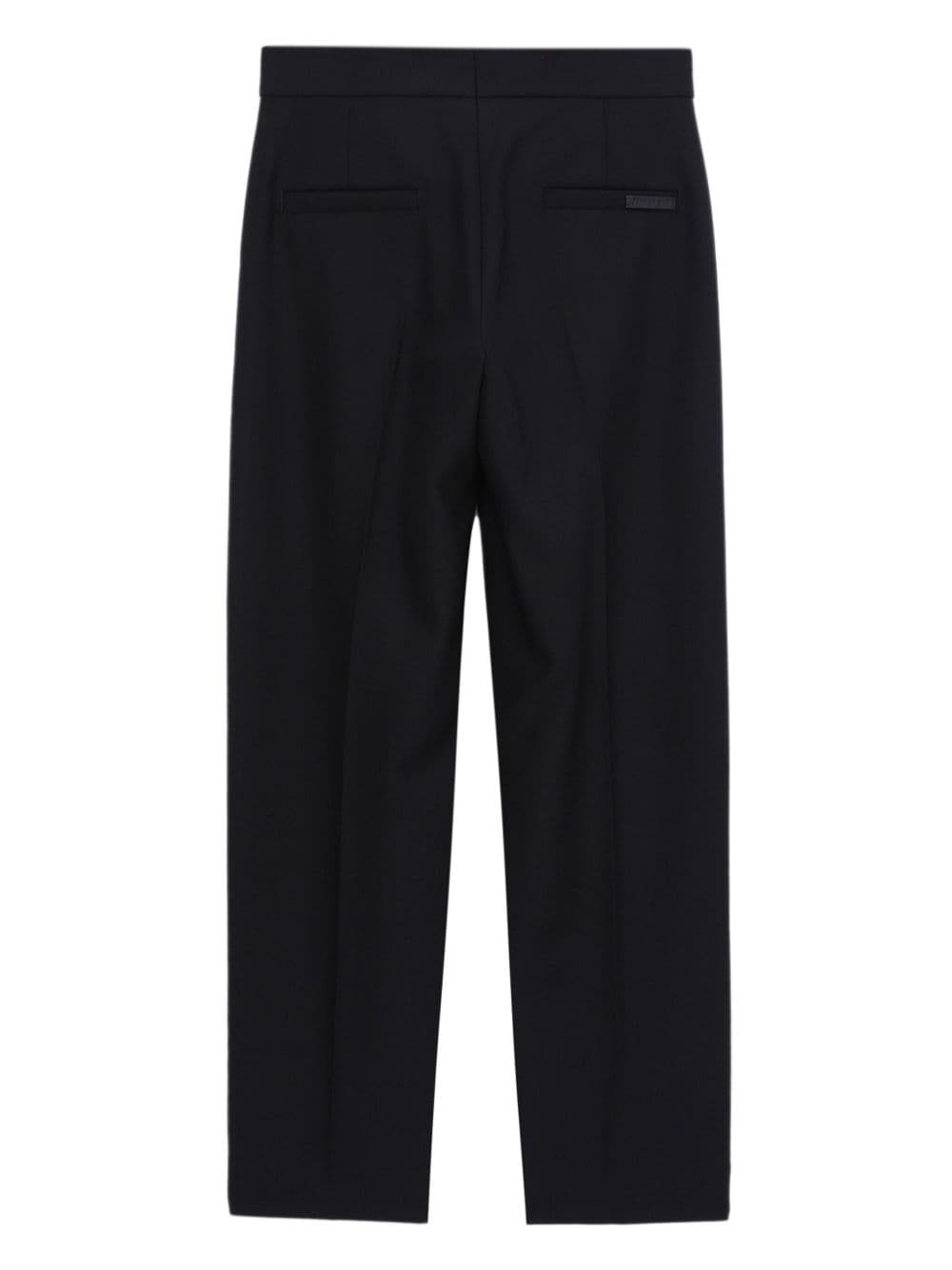 tailored straight-leg trousers - 6