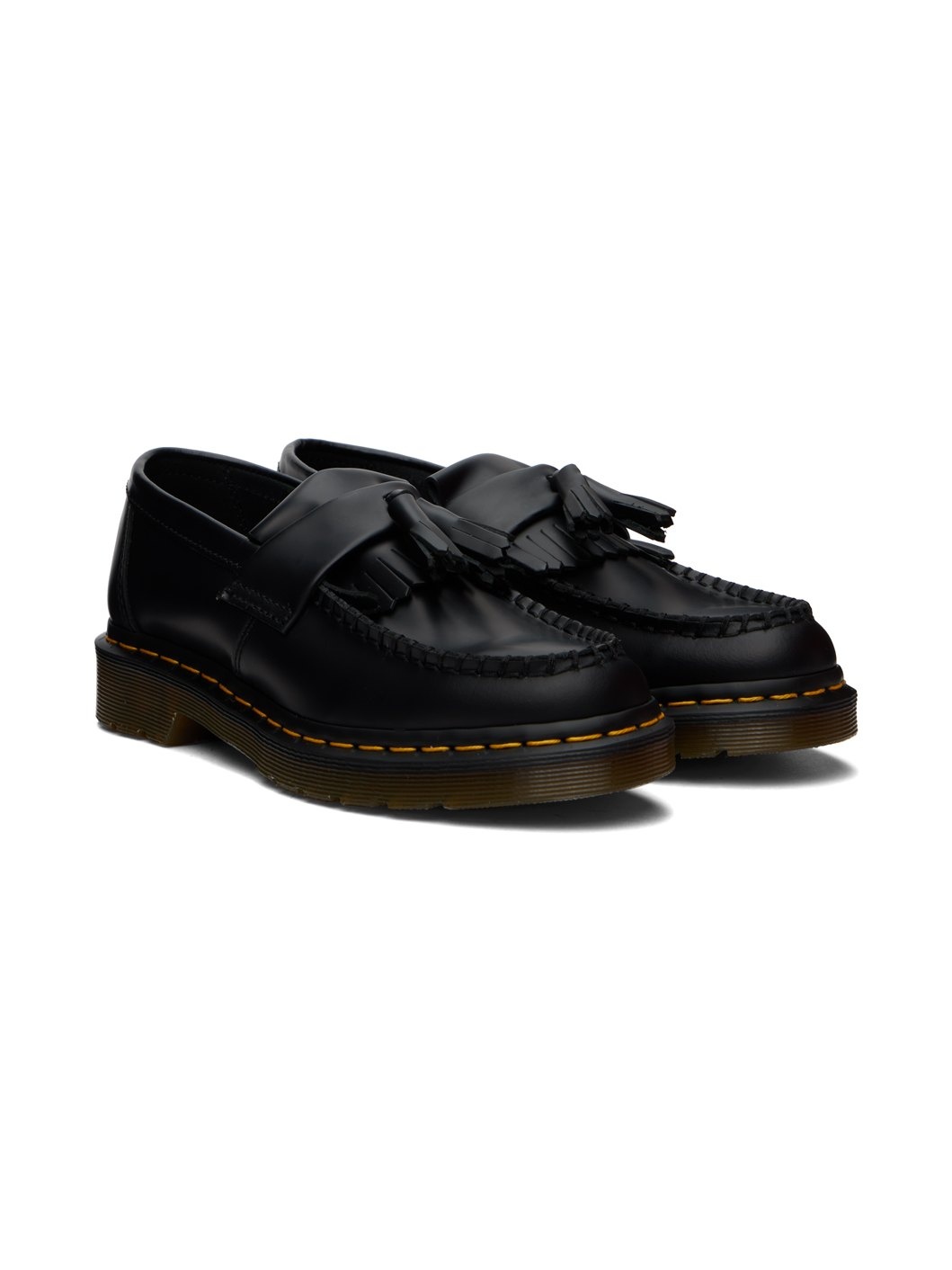 Black Adrian Tassel Loafers - 4