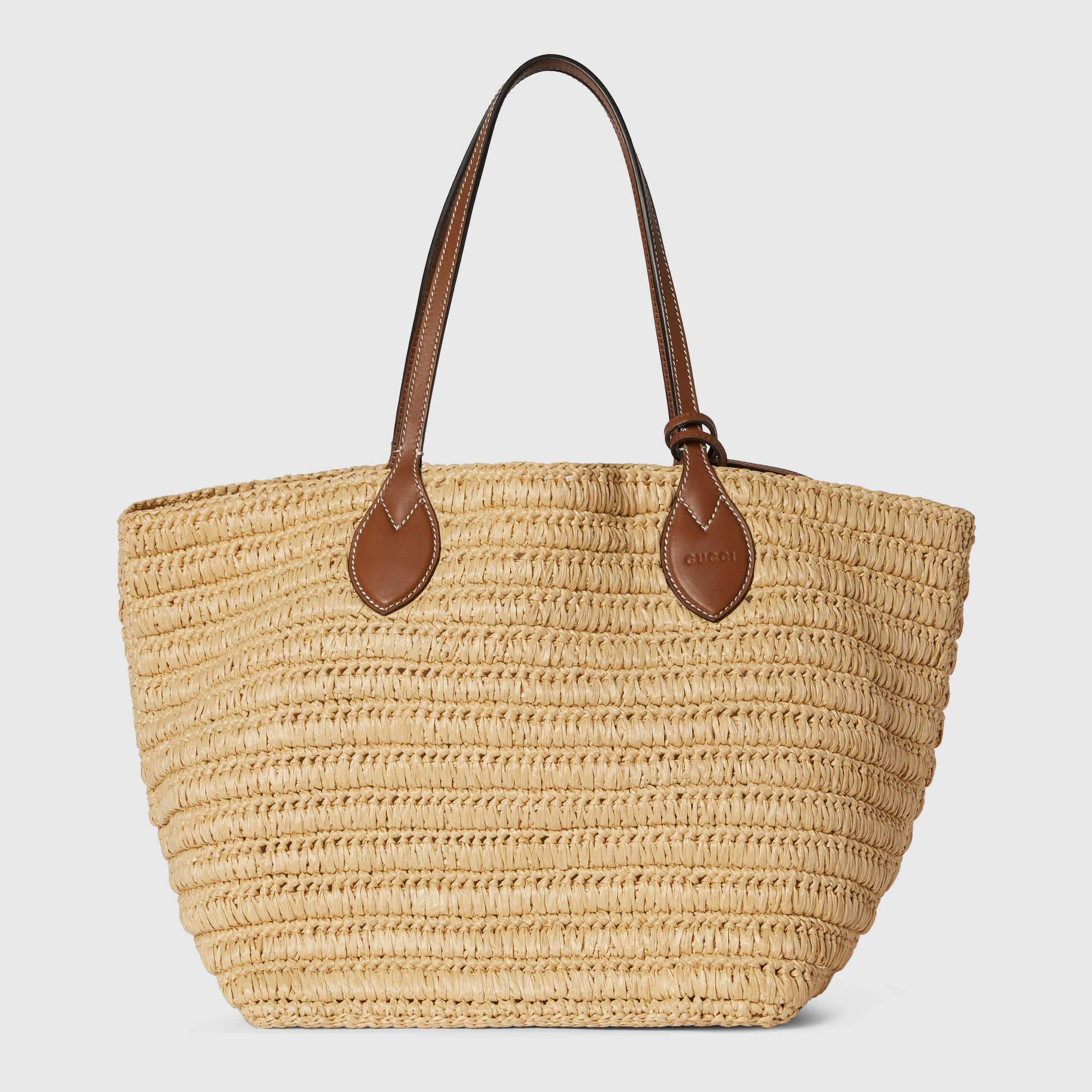 Woven medium tote bag - 6
