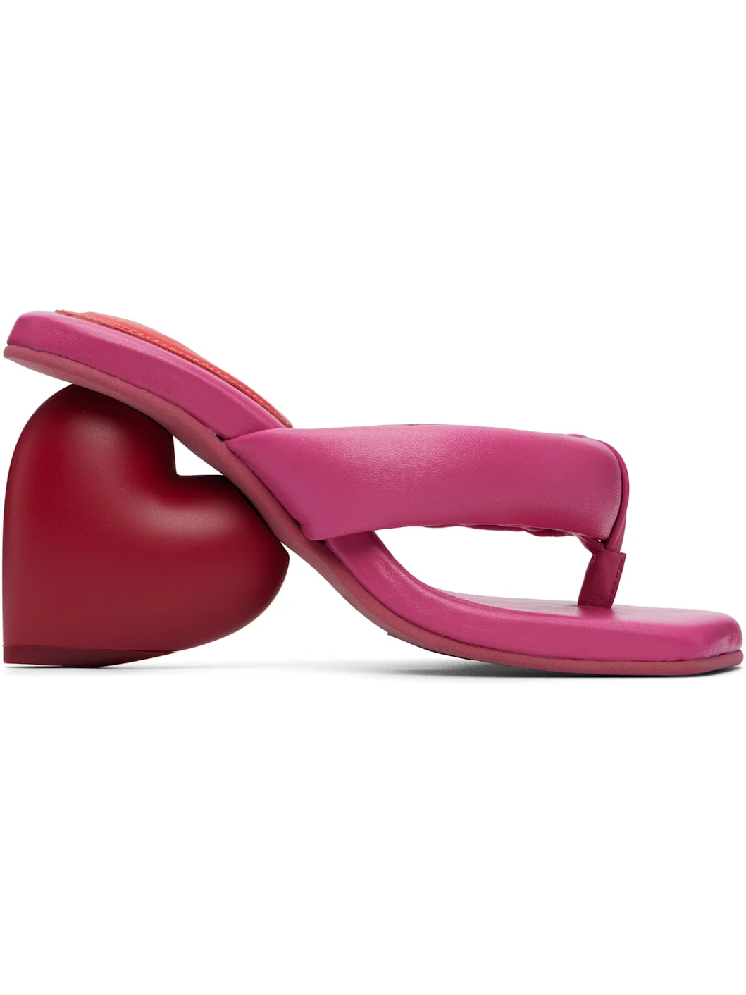 Pink Love Mule Sandals - 1