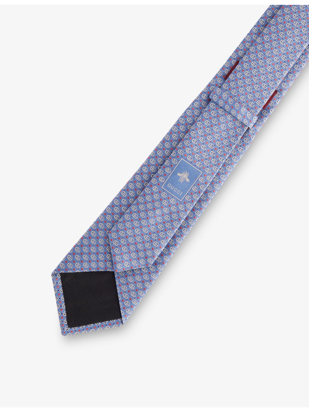 Double-G Jacquard Silk Tie - 4