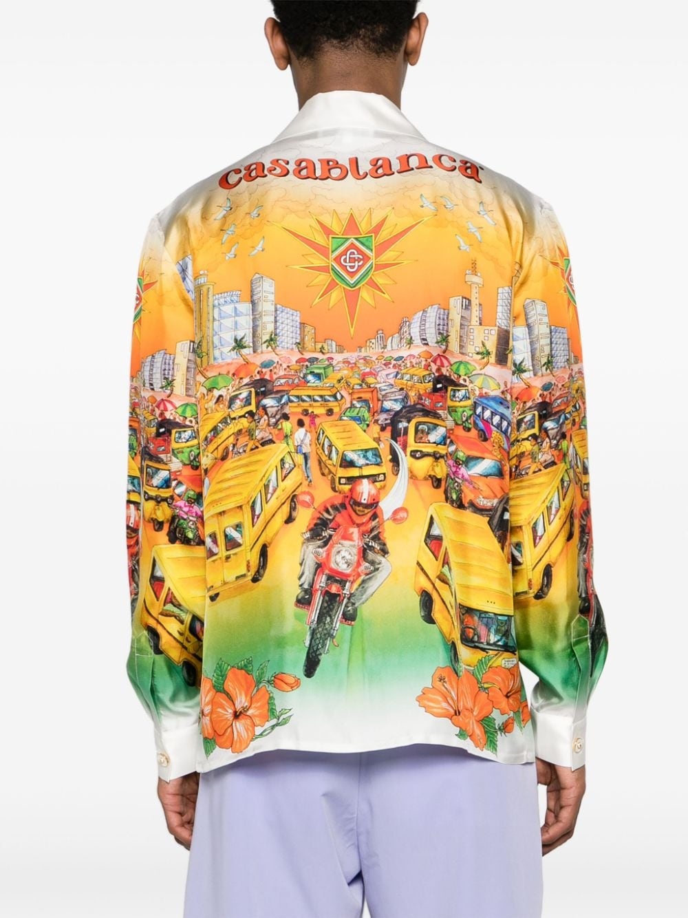 Traffic silk shirt - 4