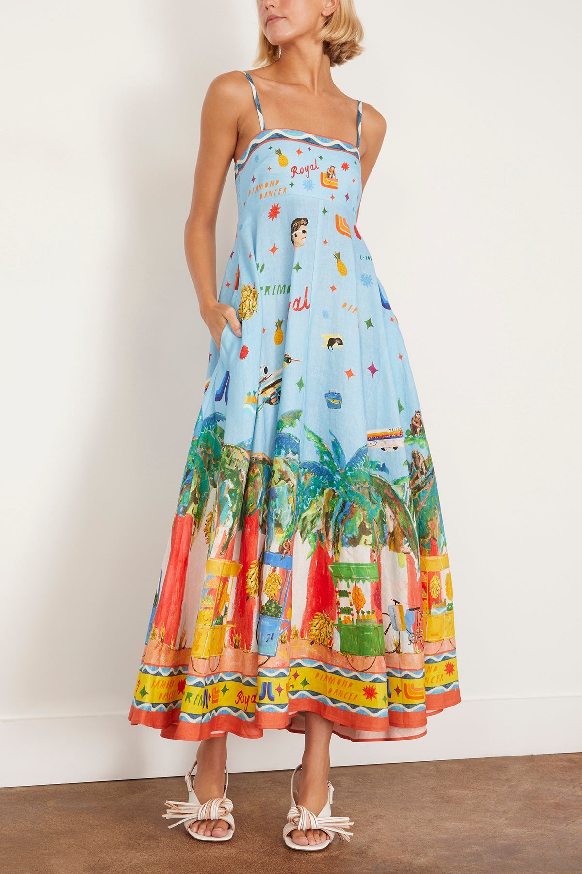 All Aboard Sundress in Multi - 3