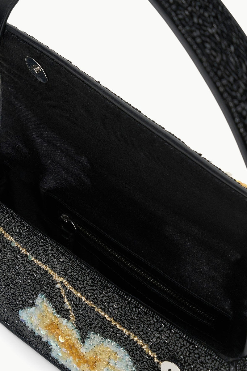 STAUD TOMMY BEADED BAG BOTANICAL SHADOWS 5