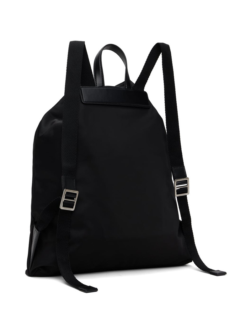 Black Nylon Backpack 3