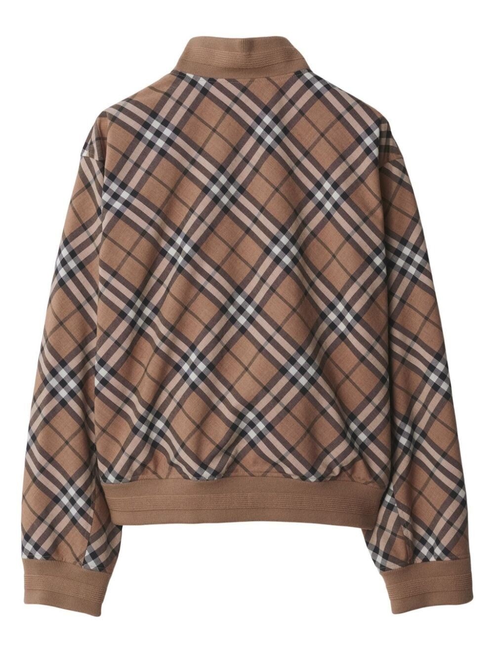 f*e様 90s Burberry 英国製　wool Harrington jk Burberry Vintage Dark Green Wool Harrington Jacket, 90s
