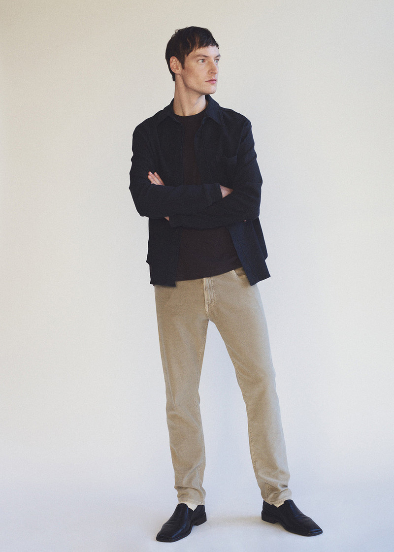 Adler Slim French Terry In Vintage Stone 1