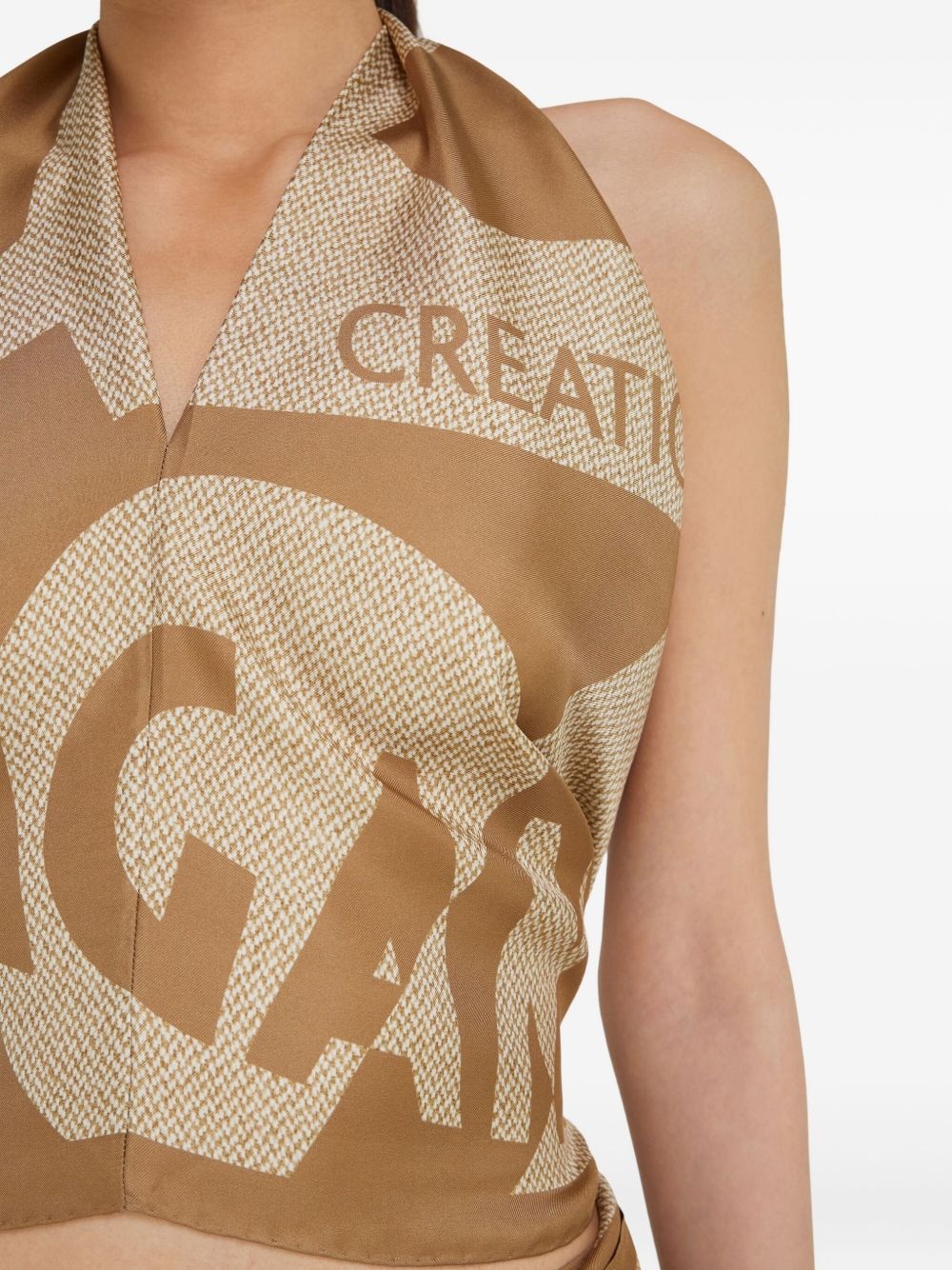 Venna-print silk scarf - 4