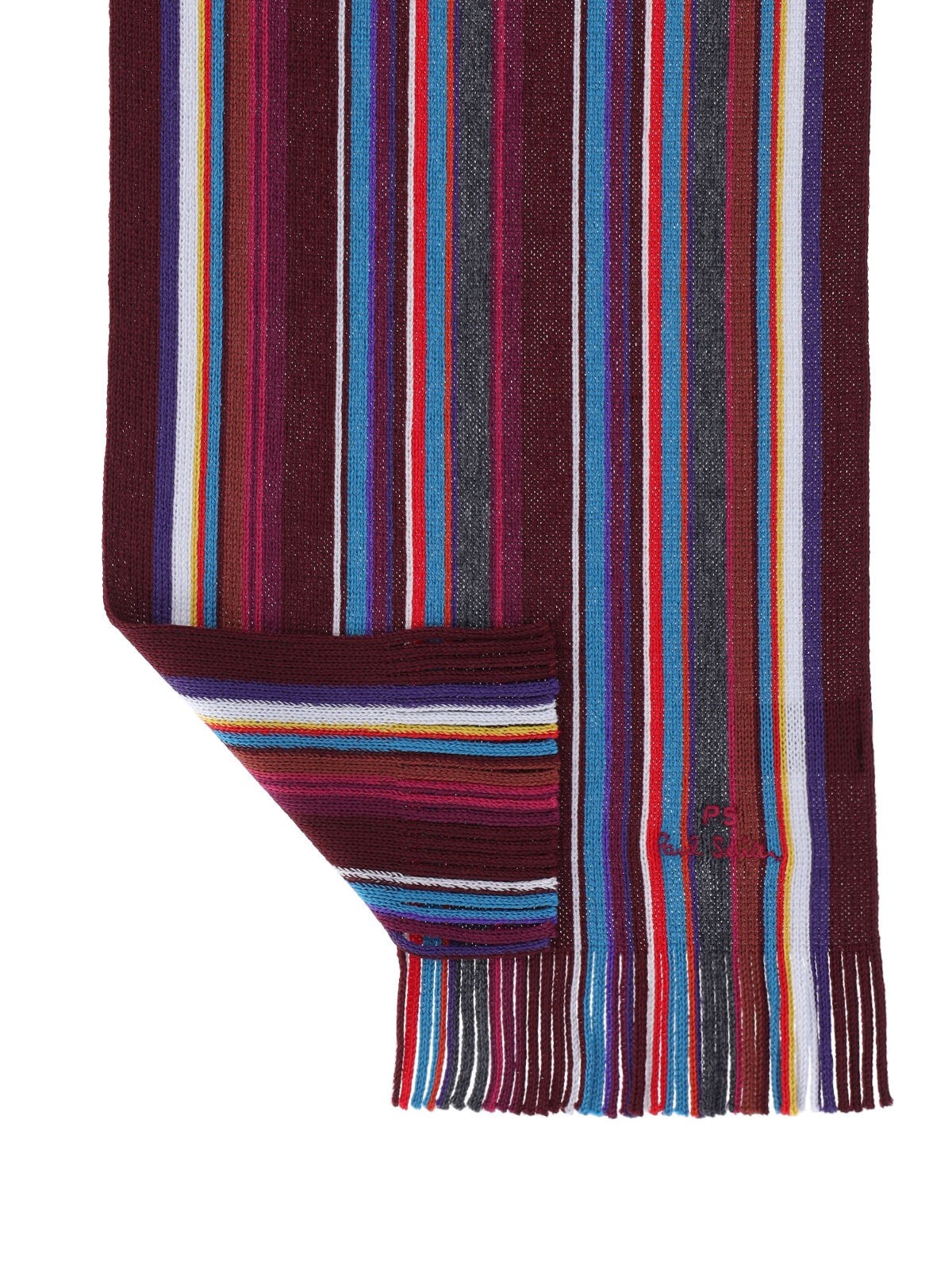 'MULTCOLOUR STRIPE' STRIPED SHAWL - 3