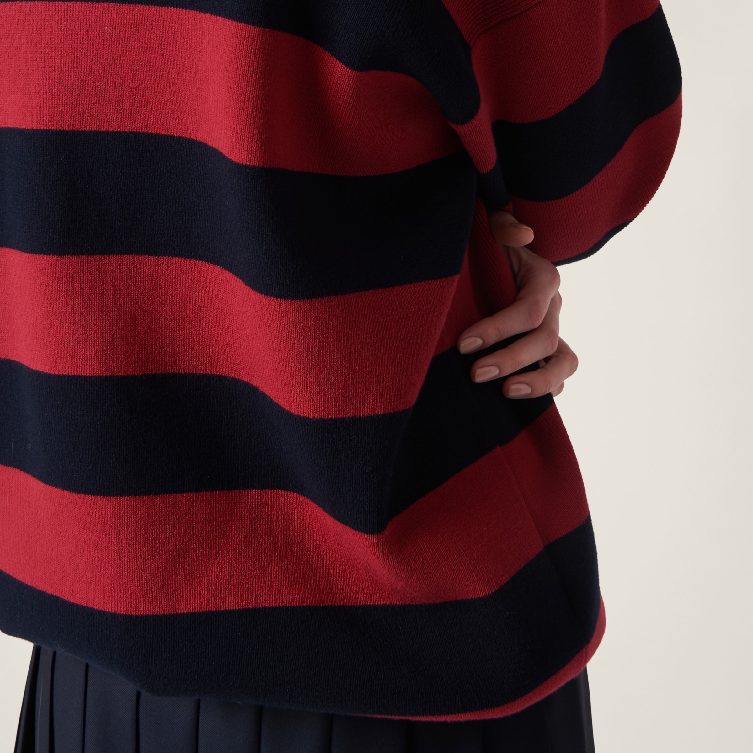 Cotton knit cardigan - 6