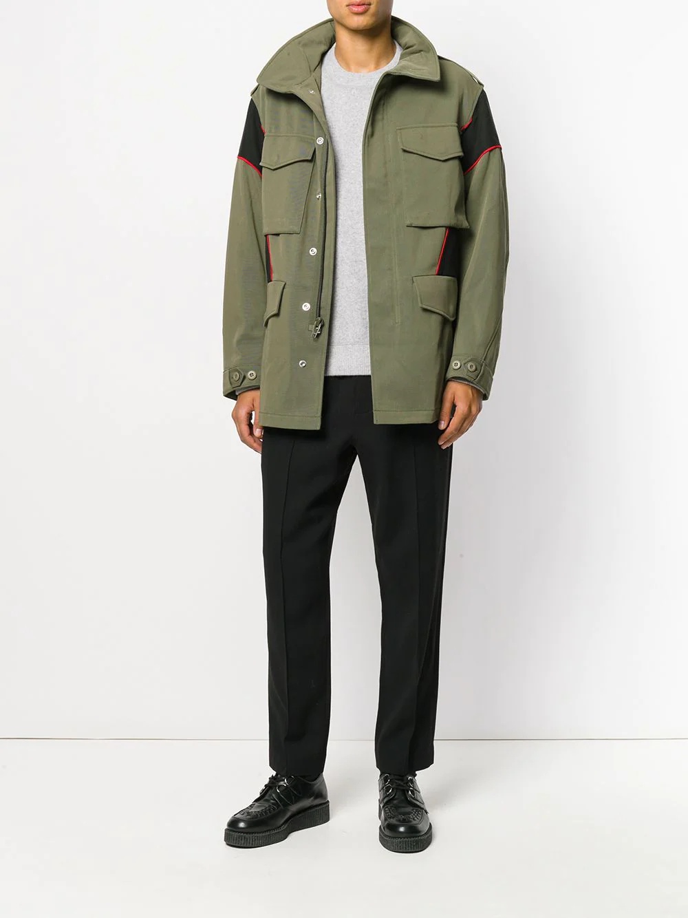 panelled field jacket - 2