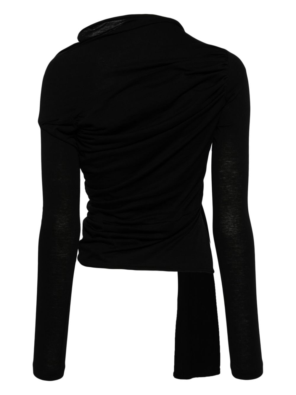 asymmetric cut-out top - 2