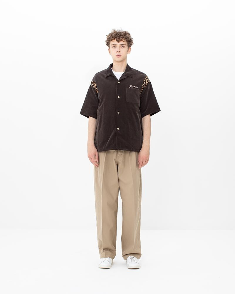 visvim WALLIS DOWN SHIRT S/S BLACK outlook