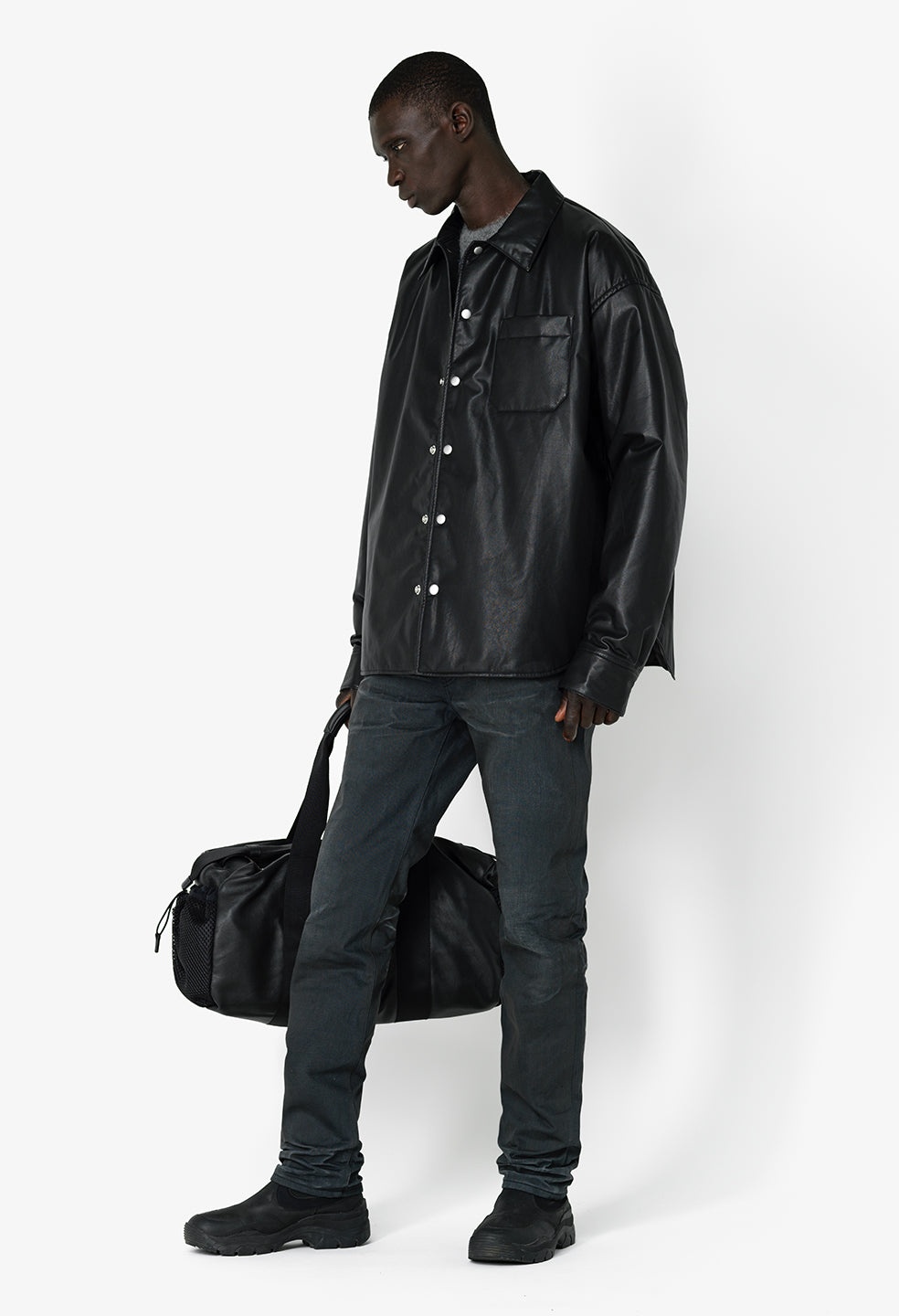 LEATHER SCOUT OVERSHIRT - 4