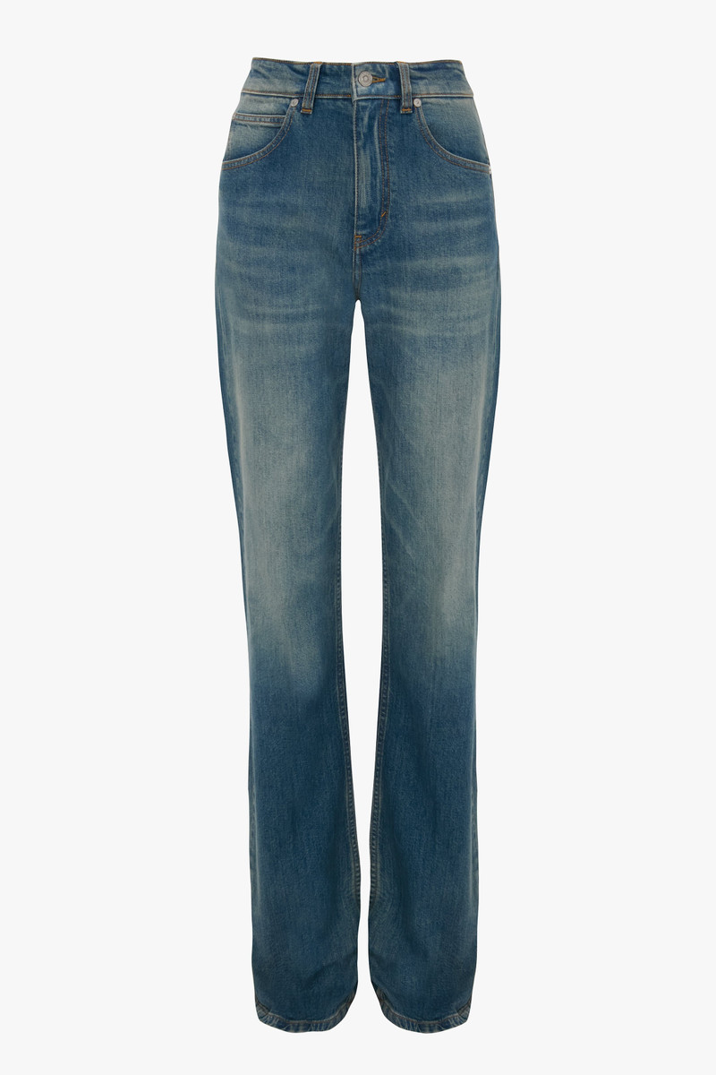 Julia High Waisted Jean In Washed Blue 1