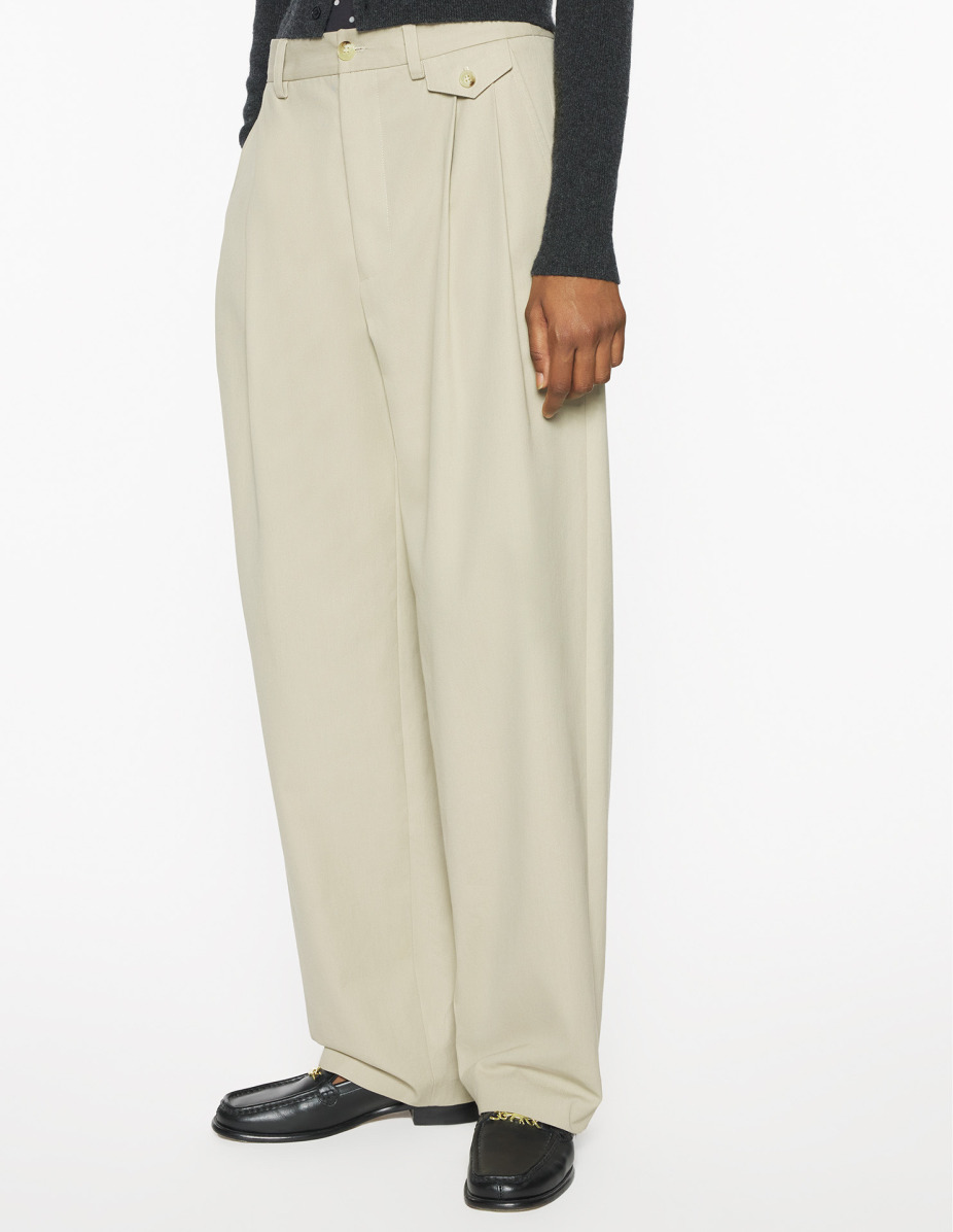 DOUBLE PLEATED PANTS - 3