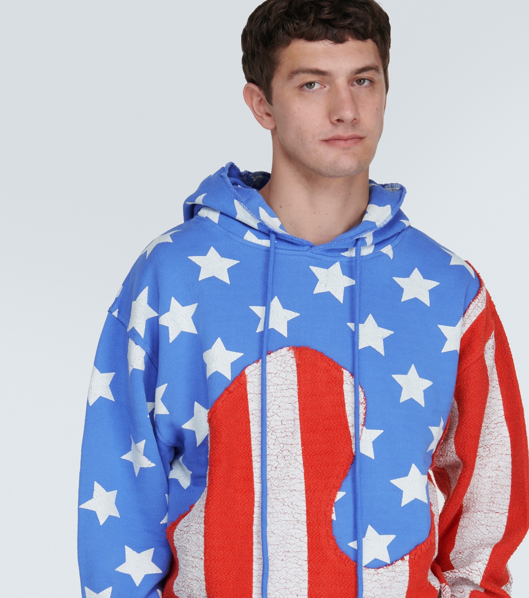 Stars and Stripes cotton hoodie - 5